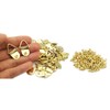 Triangle Ring Picture Hangers Picture Hanging Hooks with Screws(100 Pack)