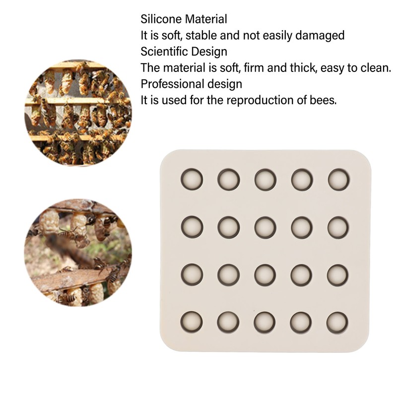 Wax Queen Grafting Cups Silicone Mold Beekeeping Beeswax Queen Cell