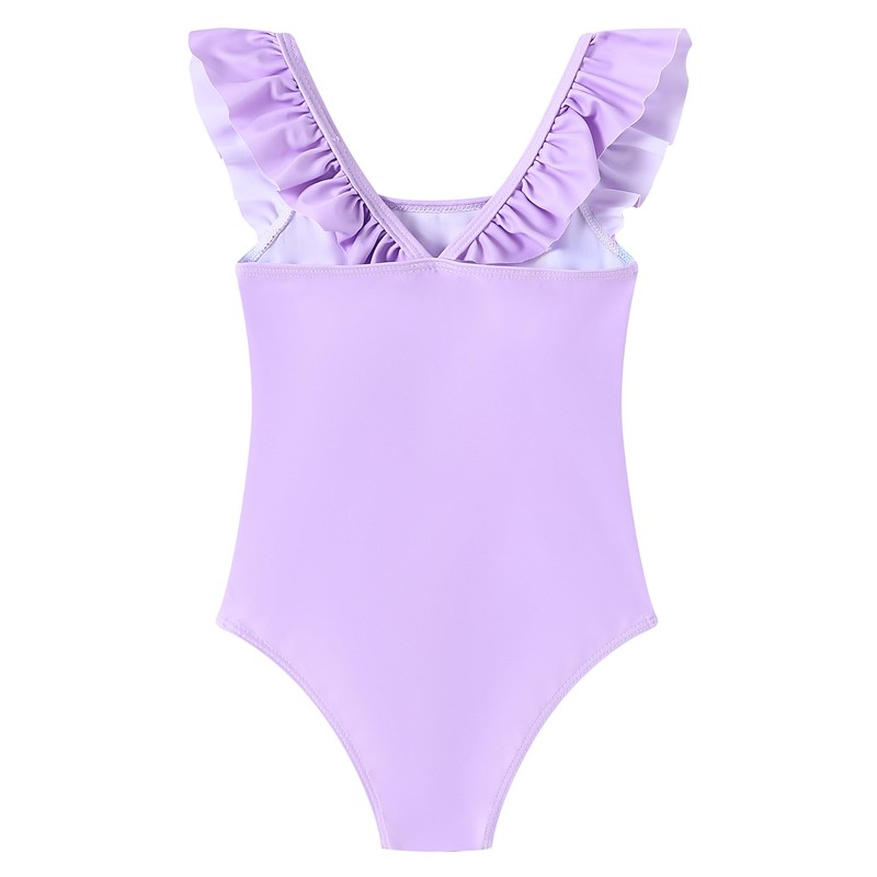 Kids Swimsuits Toddler Girl Swimsuit One Piece Bathing Suits Purple