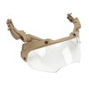 Helmet Goggles for MICH PC Adjustable Visor Goggle with Transparent