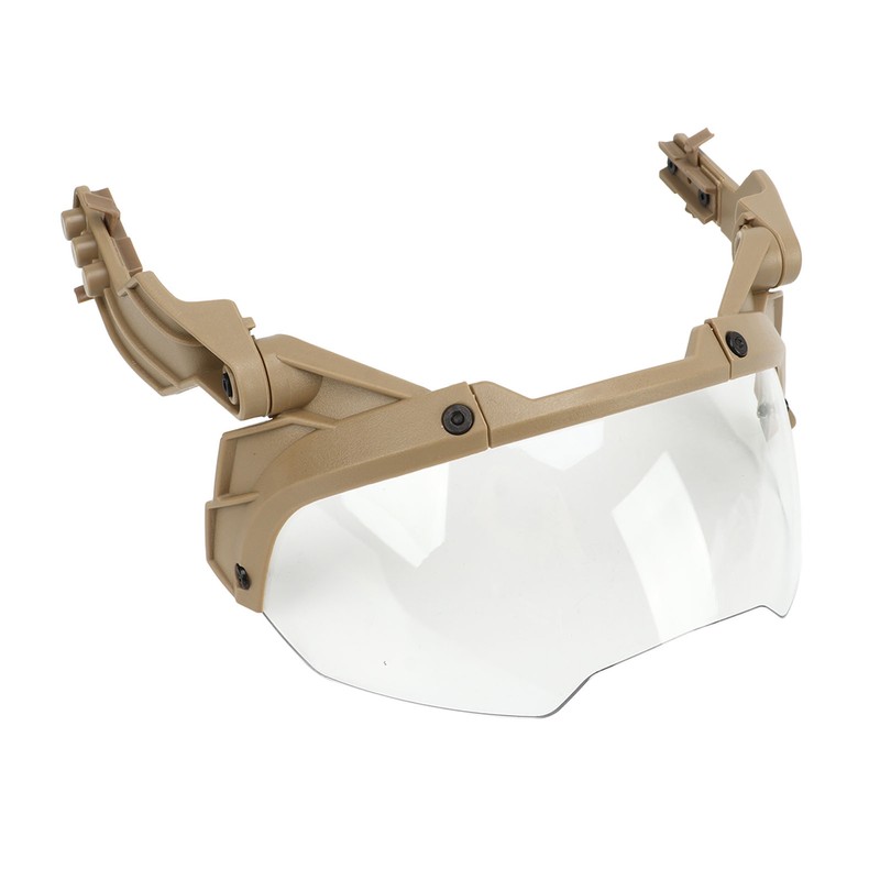 Helmet Goggles for MICH PC Adjustable Visor Goggle with Transparent