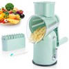 ENERGEVITY Manual Rotary Cheese Grater with Handle, 5 in 1