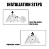 Tripod Adapter for Starlink Mini, Aluminium Alloy Tripod Adapter 1/4"-20