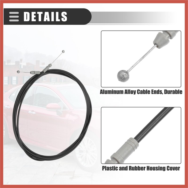 ACROPIX Trunk Lid Release Cable, for Toyota Camry, Trunk Lock
