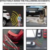 Car Reverse Backup Sensor System with 4 Parking Sensors, LED