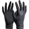 Heavy Duty Strong Premium Quality Black Nitrile Examination Gloves |