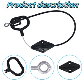 ZLLITONS Replacement Recliner Cable D Ring Handle for Recliner Adjustment and Maintenance Lazy Boy, Lazyboy Handle Cable, Release Cable Couch, Recliner Cable