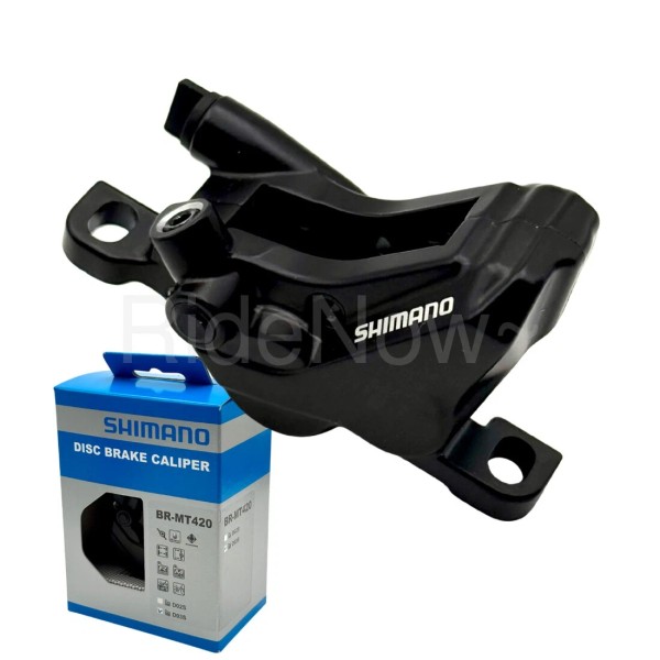 Shimano BR-MT420 Hydraulic Disc Brake Caliper Resin Pad, Rear or