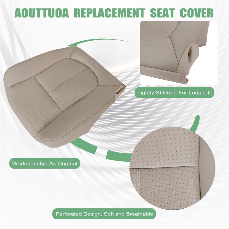 NLQR Front Driver Side Bottom and Top Back Seat Covers