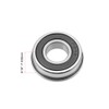 sourcing map Flange Ball Bearing Chrome ABEC-3 Bearing FR8-2RS 2Qty
