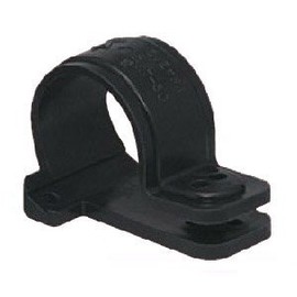 Mirai Industry KT-22 SV Piece Saddle Compatible Diameter 0.8 - 1.0 inches (21 - 25 mm), Black, 50 Pieces