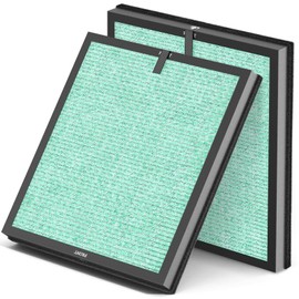 MR5866 Replacement Filter Pet Care Compatible with MORENTO MR5866 Air Purifier, 4-in-1 Filtration Filters for Home Large Room, MR5866 Pet Dander Filter for 99.97% Air Pollutants, Odor, Green, 2 Pack