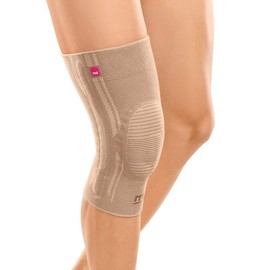 medi Genumedi Knee Brace Sand Size III Extra Wide Unisex Soft Tissue Compression Bandage Can be Worn on Both Sides