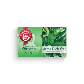 Teekanne Breathe Dich Free Herb Tea Blend 20 Bags Pack of 2 (2 x 40 g Pack)