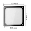 S SIENOC 4 x 120 x 120 mm Black Fan