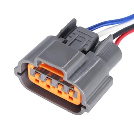 HiSport LR1110-709B Alternator Repair Plug Harness-4 PIN Pigtail Connector Compatible with Nissan Murano Maxima,Mitsubishi Galant Endeavor Outlander Eclipse Montero Mirage,Infiniti I35 I30,Eagle,KIA