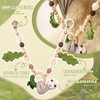 Pram Chain Wooden Baby Pram Toy Pram Chain Boy Girl