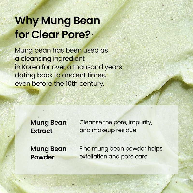 beplain Mung Bean Cleansing Oil(6.76fl.oz/200ml)| Fragrance-Free | Non-Comedogenic Tested| Makeup