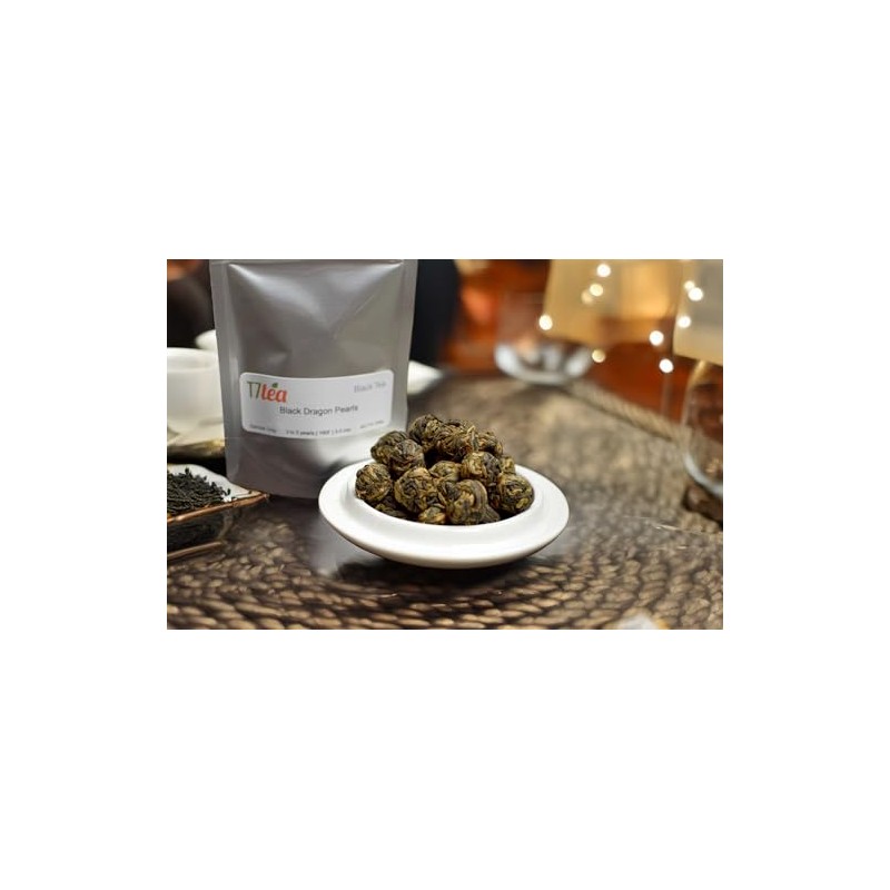 T7 TEA Black Dragon Pearls Tea (2oz)