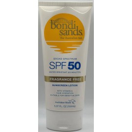 Bondi Sands SPF 50 Sunscreen Lotion W/ Vitamin E ~ FRAG FREE~5.07 FL OZ~EXP 2/26