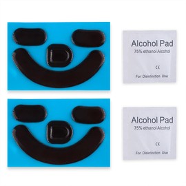 2Sets Rounded Edges Curved Black Mouse Feet Skates Compatible for Razer Viper V2 Pro Gaming Mouse