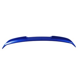 IKON MOTORSPORTS, Trunk Spoiler Compatible with 2022-2024 Subaru WRX, Rear Trunk Duck Lid Spoiler Wing Lip V Style ABS Painted #K7X Wr Blue Pearl, 2023