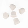 StonyLab Solid Rubber Stoppers, 5-Pack 8# White Tapered Lab Seal