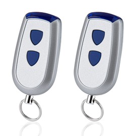 433MHz Handheld Transmitter Remote Control Compatible with Standard Steel Crawford EA433 2KS, EA433 4KS, T433-4, RCU 433-2, RCU 433-4, EA433 2KM Micro, Pack of 2