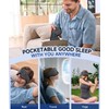 Voerou Sleep Mask with Bluetooth Headphones, Zero Pressure Wireless Sleeping