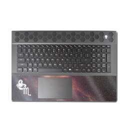 MightySkins Glossy Glitter Skin Compatible with Alienware M18 R1 (2023) Full Wrap Kit - Scorpio | Protective, Durable High-Gloss Glitter Finish | Easy to Apply & Change Styles | Made in The USA