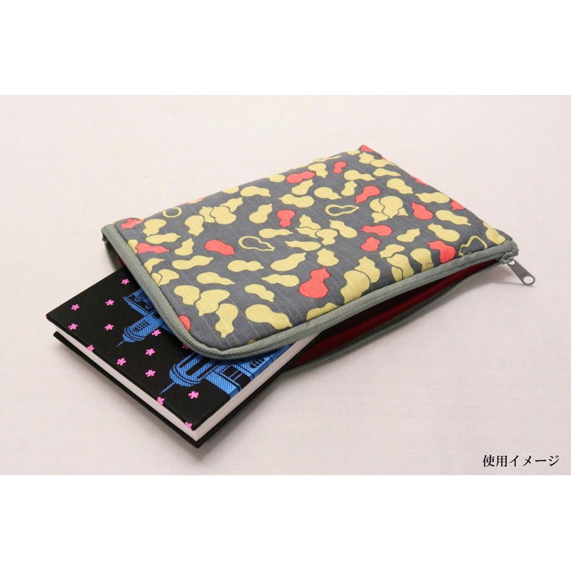 Keisuu Mashu Gourd, Goshuin Book, L-Shaped Pouch, Gray