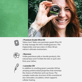 Mini TATTOO GOO TIN AFTERCARE Salve 9.3g - for New TATTOO'S & Skin Care