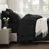SunStyle Home Black Queen Comforter Set - 7 Pieces Bed