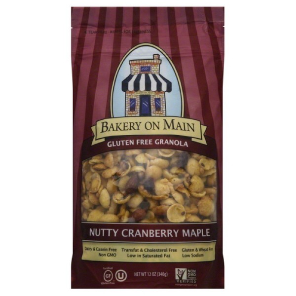 Bakery On Main Granola Gluten Free Nutty Cranberry Maple -- 12 oz(Pack of 18)