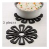 Betterware Tapete Porta Caliente Silicon Antideslizante Ollas 3 Piezas
