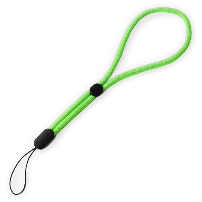 trage.band® Textile Carrying Straps, Long and Short, neon green