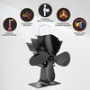 Albert Austin Heat Powered Stove Fan Powerful 4 Blade Design