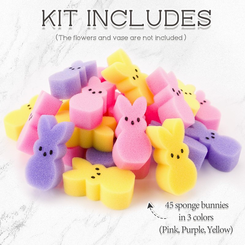 ORIENTAL CHERRY Easter Decorations - Easter Peeps Bunnies Vase Filler