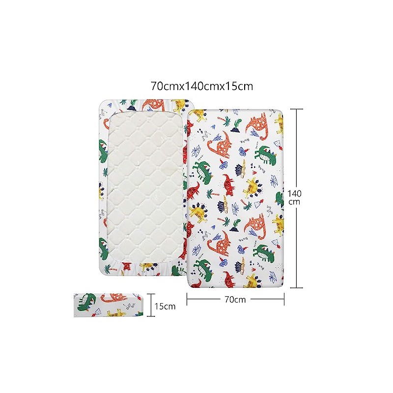 Baby Fitted Sheet for Cot Bed 140 x 70 cm