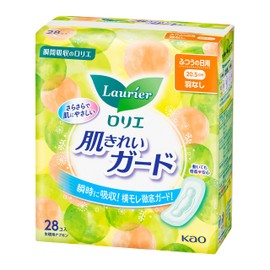 Laurier Skin Clean Guard, Day Use, No Feathers, 28 Pieces