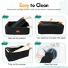 NEEZUKAR Dog Car Seat for Large Medium Dogs,Portable Washable Pet