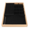 Jewelry Drawer Insert Multipurpose Triple Use Jewelry Display Tray for