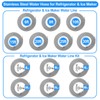 Refrigerator water line - 30 FT Premium Stainless Steel Braided