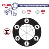 12x1.5 Extended Open Ended Lug Nuts, KSP 24PCS 7mm Shank