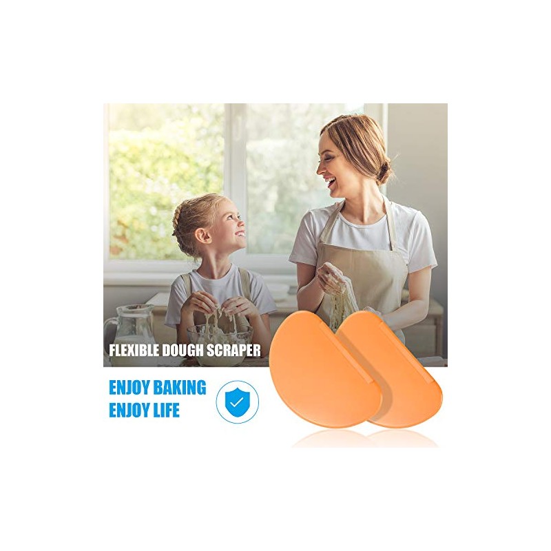 Patelai - 2 espátulas flexibles para banca, raspador de masa,