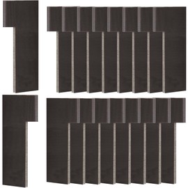 16 PCS Door Corner Seals Doors Weather Stripping Corner Pads with Adhesive Door Corner Seals for Exterior Doors, 8 Set (Brown)