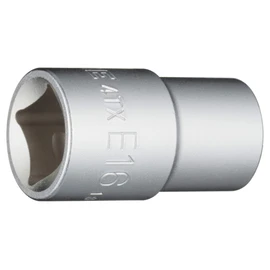 Tone 4TX-E16 E Type Torx Socket 0.5 inch (12.7 mm) Drive Angle E16