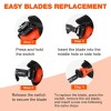 Valuemax 8-In-1 Multi-Blades Hand Saw Quick-Change Mechanism Hacksaws TPR Handle