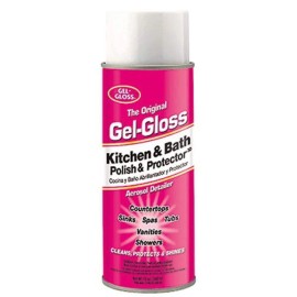 TR Gel Gloss Cleaner 12 Ounce Aerosol Safe for Acrylics Stainless Steel and More