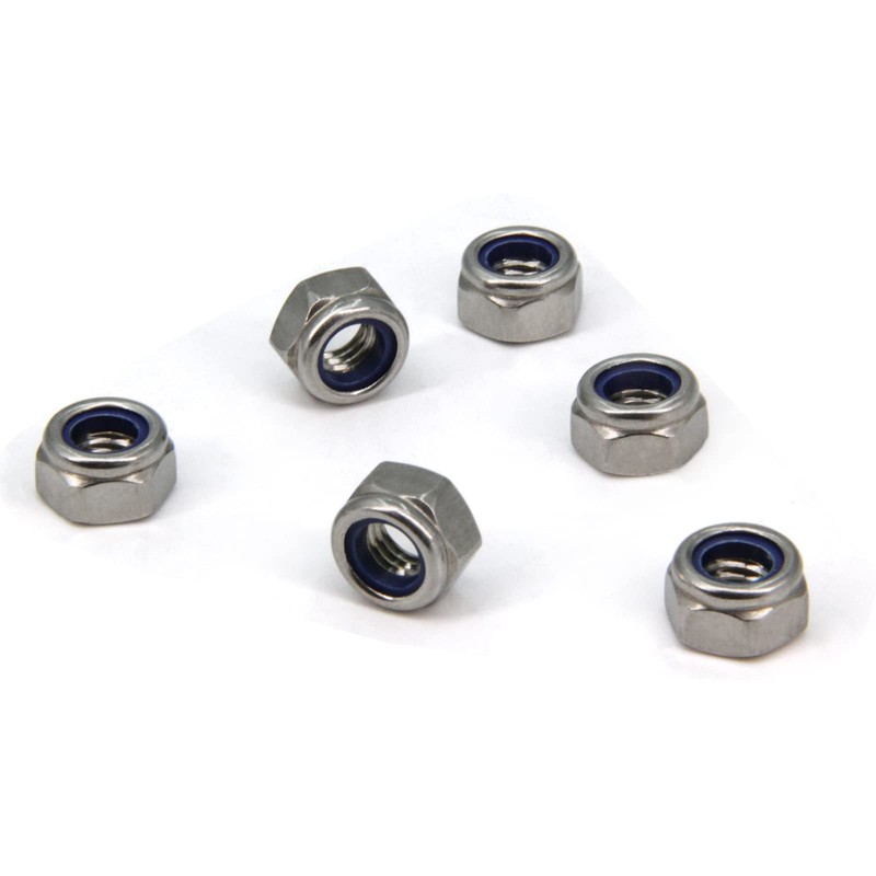 Yeebyee M8 x 1.25 mm Pitch 304 Stainless Steel Self-Locking